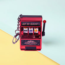 Load image into Gallery viewer, Rotating Fruit Machine Shaped Keychain