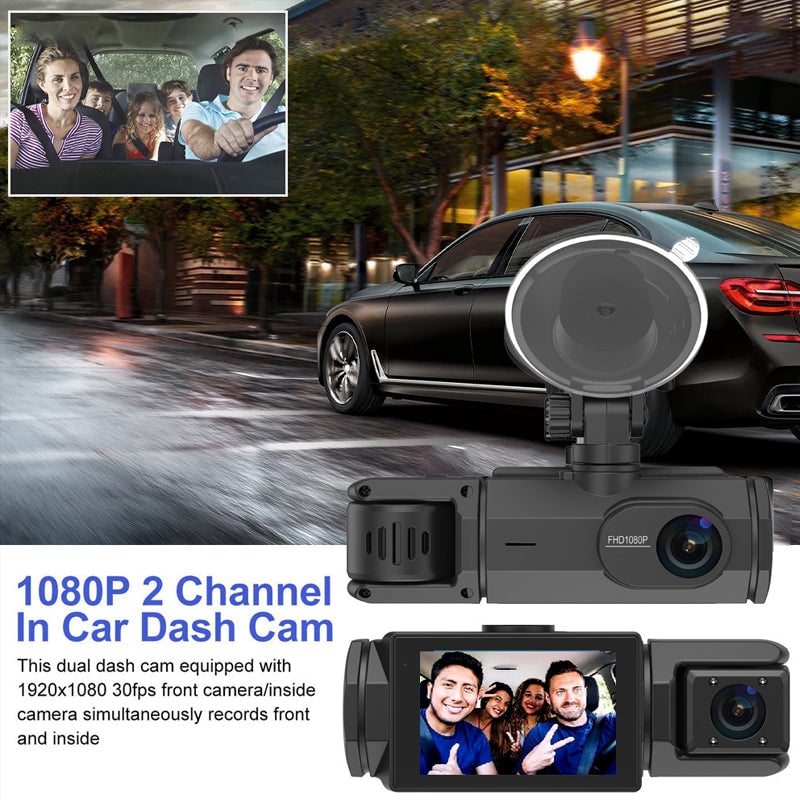 Three-lens driving recorder
