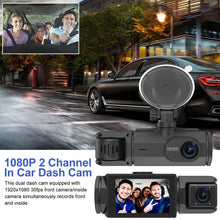 Load image into Gallery viewer, Three-lens driving recorder