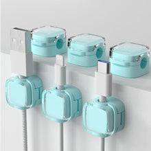 Load image into Gallery viewer, 6 Pack Magnetic Cord Organizer Holder