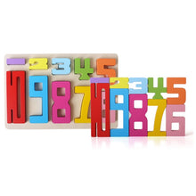 Load image into Gallery viewer, Montessori-Inspired Wooden Number Blocks – Unlock Your Child’s Potential!