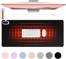 Load image into Gallery viewer, Large Heated Mouse Pad with Adjustable Heat Levels