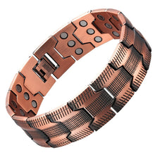 Load image into Gallery viewer, Ultra Strength Magnetic Copper Bracelet