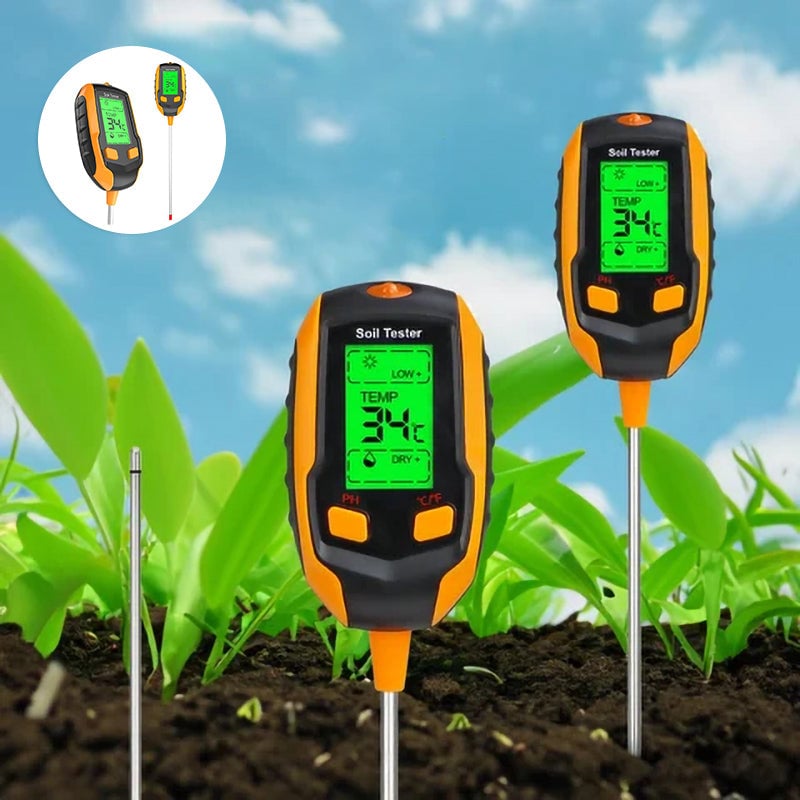 【Extra 15% OFF】Digital 4-in-1 Soil Test Meter