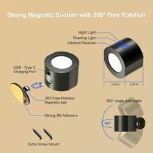 Load image into Gallery viewer, Double Head Magnetic Wall Sconce