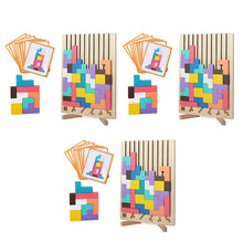 Load image into Gallery viewer, Wooden Stacking Puzzle Set