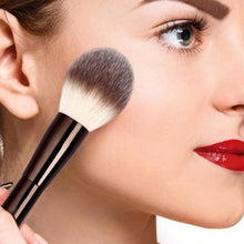Load image into Gallery viewer, 20-piece coffee-coloured makeup brush set