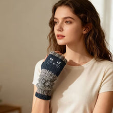 Load image into Gallery viewer, Cat fingerless gloves