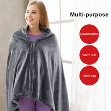 Load image into Gallery viewer, Heated Flannel Blanket