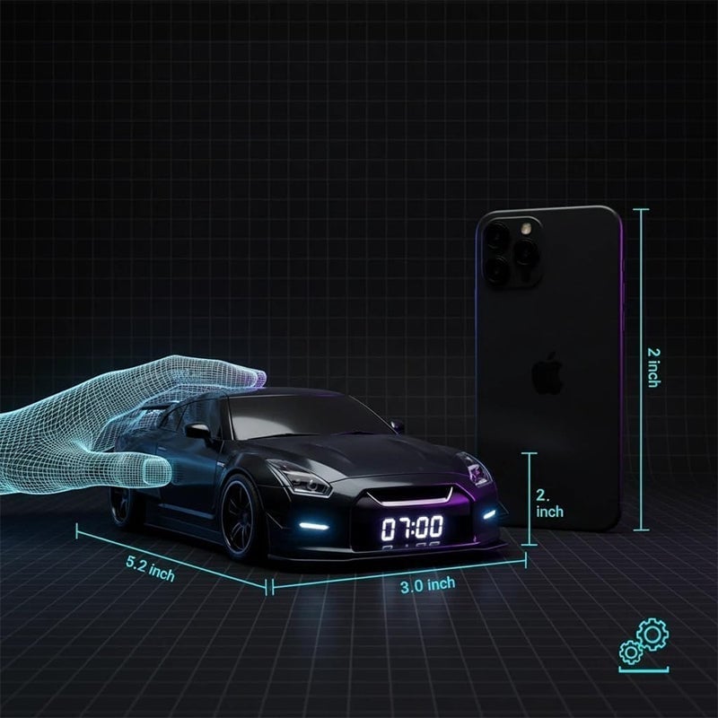 Sports Car-Shaped Alarm Clock