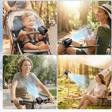 Load image into Gallery viewer, Sakerplus® 360° Rotating Semi-Cooling Clip Fan
