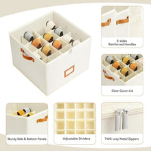 Load image into Gallery viewer, Collapsible Shoe Organizer Box with Transparent Cover