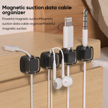 Load image into Gallery viewer, 6 Pack Magnetic Cord Organizer Holder