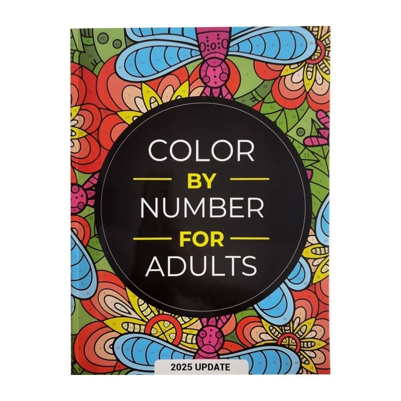 Color By Number Coloring Book for Adults
