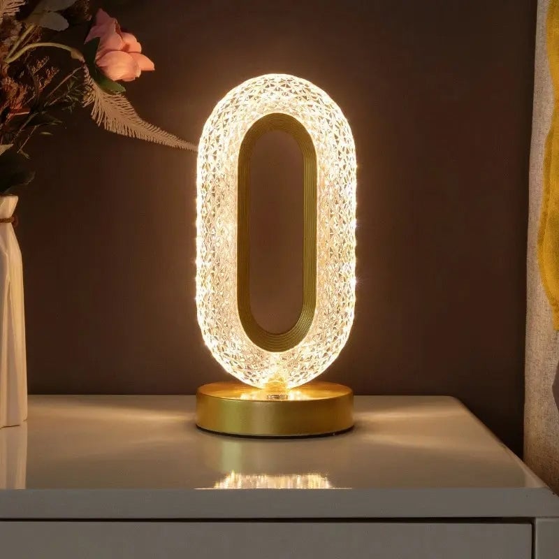 Creative Crystal Bedside Night Lamp