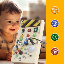 Load image into Gallery viewer, Montessori Busy Board for Toddlers