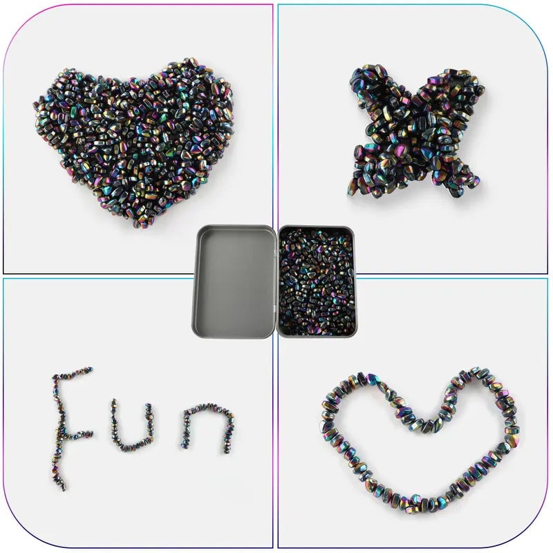 Electroplated DIY Magnetic Stones