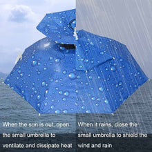 Load image into Gallery viewer, Outdoor Double Layer Umbrella Hat