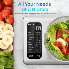 Load image into Gallery viewer, Smart Nutrition Tracking Kitchen Scale