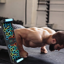 Load image into Gallery viewer, Foldable Push-Up Multi-Muscle Trainer