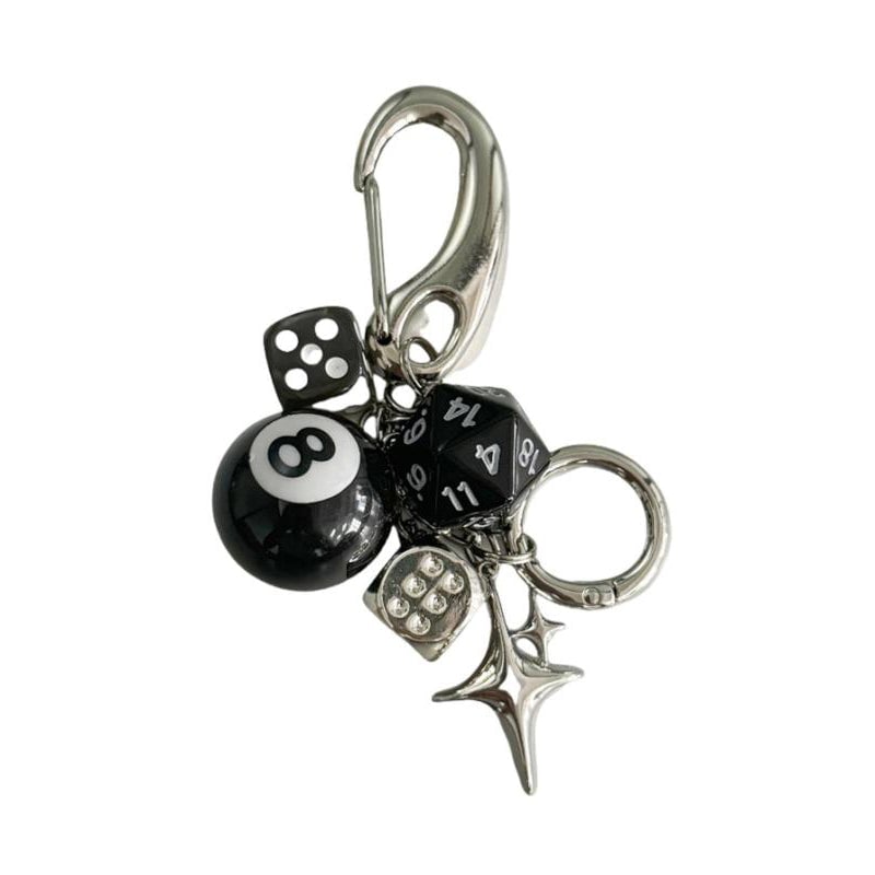 Creative dice keychain