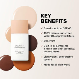 Tinted Daily Sunscreen for Face