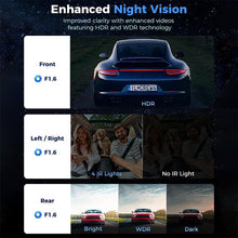 Load image into Gallery viewer, Sakerplus® 360 Front And Rear Dash Cam