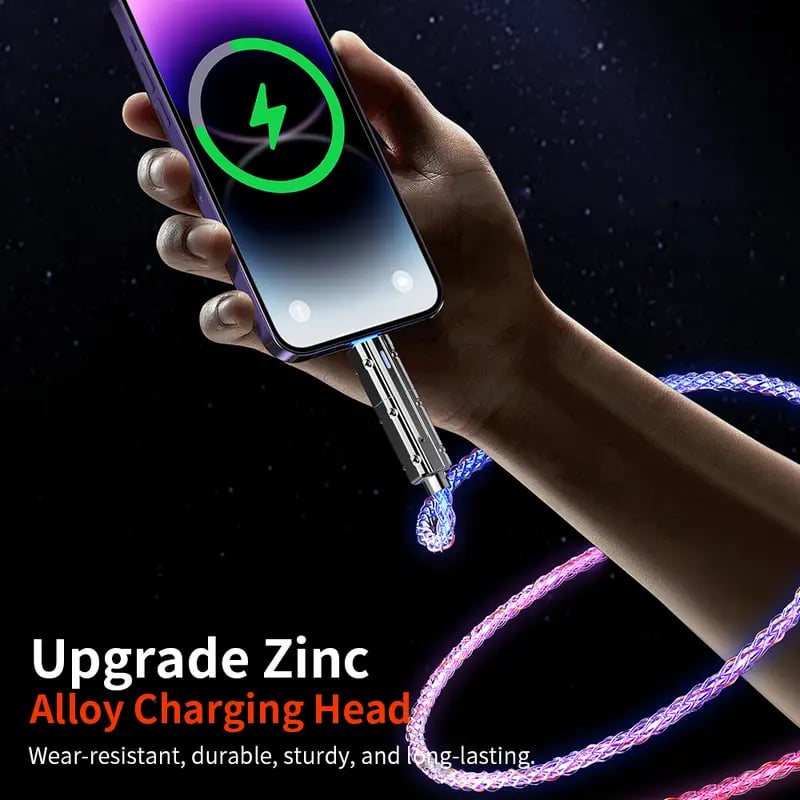 Four-in-One 100W Colorful lights Data Cable