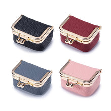 Load image into Gallery viewer, Genuine Leather Mini Jewelry Box