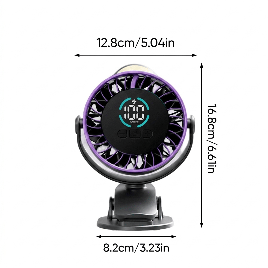 Multi-Function Wall Mount Clip Fan