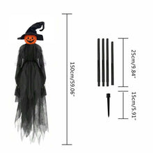 Load image into Gallery viewer, Light-Up Halloween Witches &amp; Pumpkin Decor