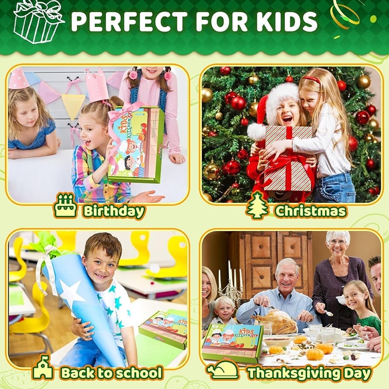 13 Pieces Kitchen Toys for Toddlers-Kids