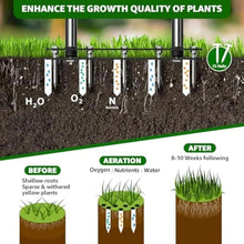Load image into Gallery viewer, Manual Spring-Loaded Lawn Aerator &amp; Tiller