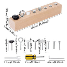 Load image into Gallery viewer, Educational Screw-Tightening Busy Board