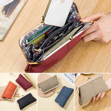Load image into Gallery viewer, Genuine Leather Long Wallet