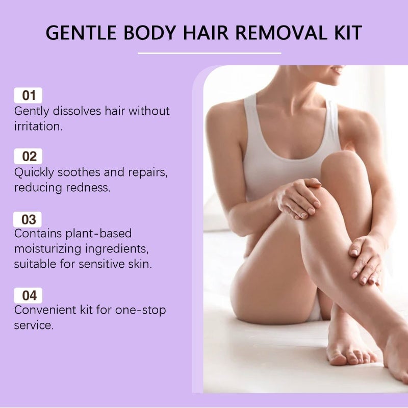 Gentle Body Hair Removal Kit