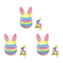 Load image into Gallery viewer, 3D Printed Rainbow Bunny Easter Egg Set