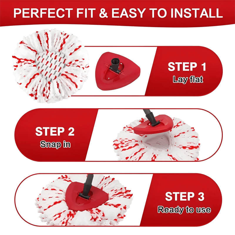Microfiber Spin Mop Head