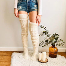 Load image into Gallery viewer, Winter Soft Warm Over Knee Extra Long Knitted Socks