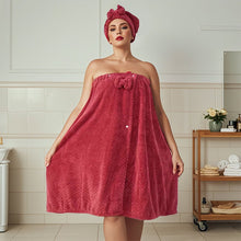 Load image into Gallery viewer, Plus Size Solid Color Bath Towel