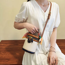 Load image into Gallery viewer, Colorblock Bucket Bag for Women