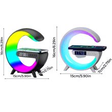 Load image into Gallery viewer, G-shaped Led Wireless Charging Speaker
