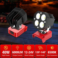 Load image into Gallery viewer, 💡 Portable LED Work Light for 18V Battery
