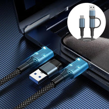 Load image into Gallery viewer, 2-in-1 HDMI Cable for iPhone &amp; iPad, Lightning &amp; Type-C to HDMI