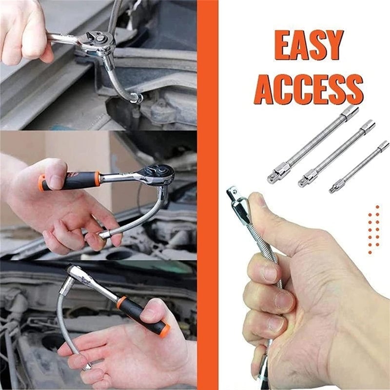 Aless™ Electric Wrench Socket Universal Extension Rrod