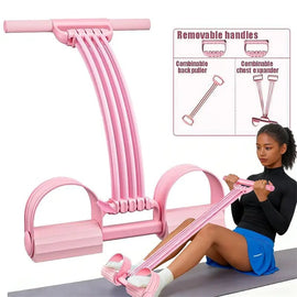 Sakerplus® Multifunction Pedal Resistance Band Trainer