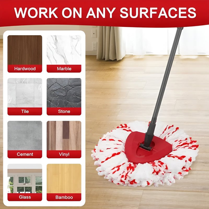 Microfiber Spin Mop Head