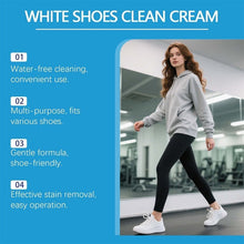 Load image into Gallery viewer, Gentle No-Rinse Shoe Cleaner &amp; Whitening Cream