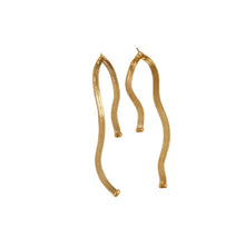 Load image into Gallery viewer, Snake Chain Drop Earrings