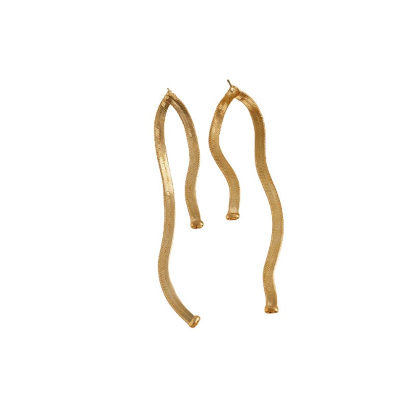 Snake Chain Drop Earrings
